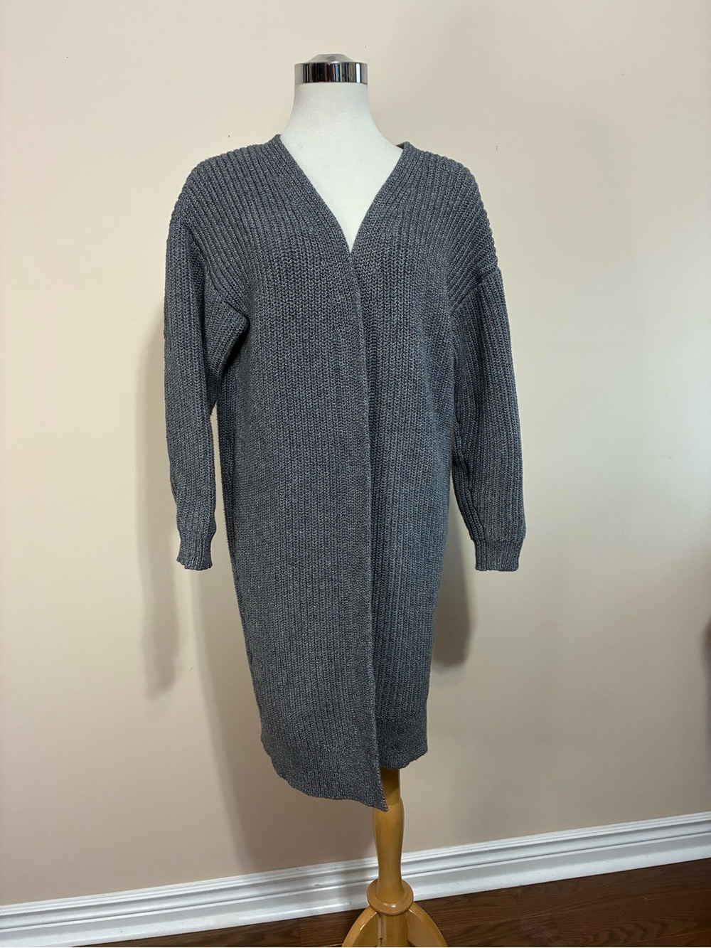 American Apparel Womenโs Open 100% Cotton Cardigan